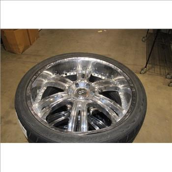 Pallet Of Enkei Rims With Tires, 4 Pieces