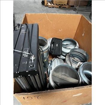 Pallet Of Grow Equipment And Rifle Cases