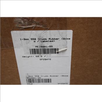 Pallet Of Metal Fittings And Rubber Crumbs