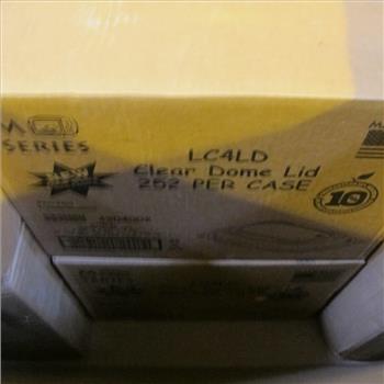 Pallet Of Plastic Containers And Plates