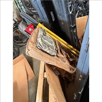 Pallet Of Rifle Cases And Bags