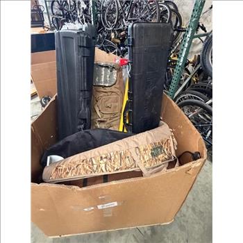 Pallet Of Rifle Cases And Bags
