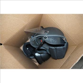 Pallet Of Riot Gear Surplus