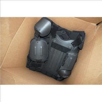 Pallet Of Riot Gear Surplus