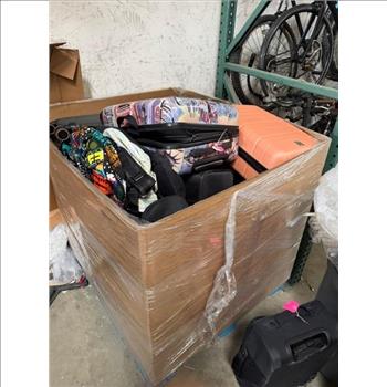 Pallet Of Suitcases And Bags