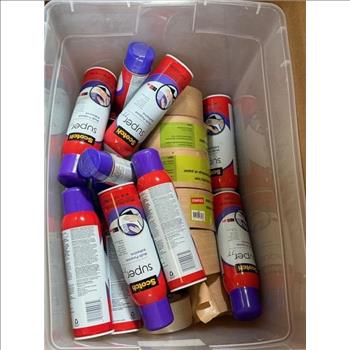 Pallet Of Tape, Wrap, Seal Bags And More