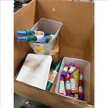 Pallet Of Tape, Wrap, Seal Bags And More