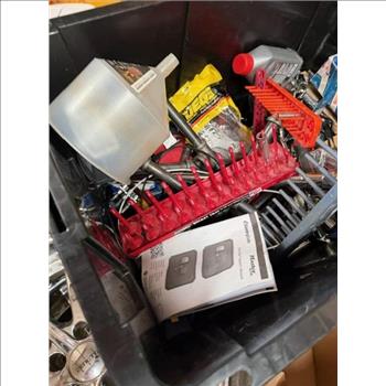 Pallet Of Tools And Wheels