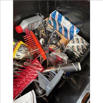 Pallet Of Tools And Wheels