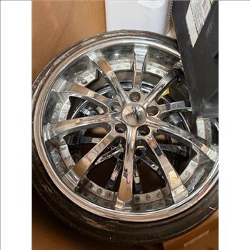 Pallet Of Tools And Wheels