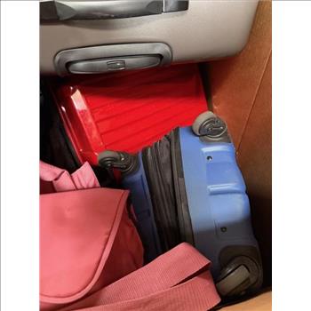 Pallet Of Used Suitcases And Bags