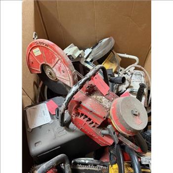 Pallet Of Used Tools - Chainsaws, Trimmers, And More