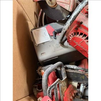 Pallet Of Used Tools - Chainsaws, Trimmers, And More