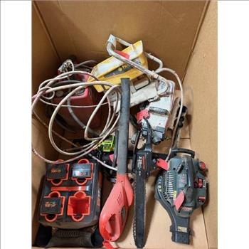Pallet Of Used Tools - Chainsaws, Trimmers, And More