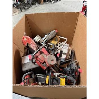 Pallet Of Used Tools - Chainsaws, Trimmers, And More