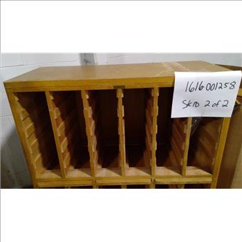 Pallet Of Wooden Filing Cabnet And More 5+ Pieces