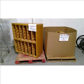 Pallet Of Wooden Filing Cabnet And More 5+ Pieces