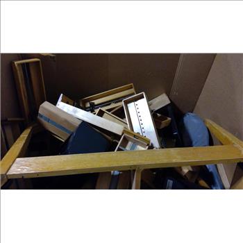 Pallet Of Wooden Filing Cabnet And More 5+ Pieces