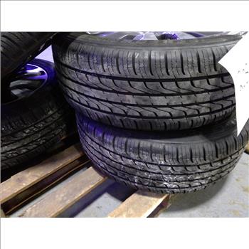 Pallet With Acura Wheels, 4 Pieces