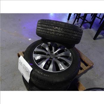 Pallet With Acura Wheels, 4 Pieces