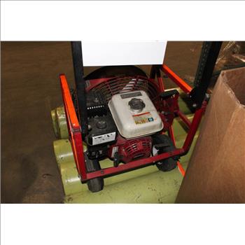 Pallet With Air Tanks & Fan, 6 Pieces