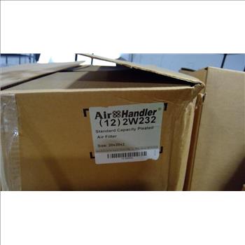 Pallet With AirHandler HVAC Filters, 10+ Boxes