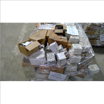 Pallet With Assorted Electrical Equipment & Hardware, 40+ Pieces