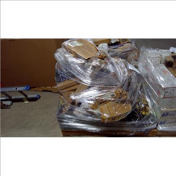 Pallet With Assorted Electrical Equipment & Hardware, 40+ Pieces