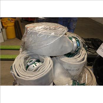 Pallet With Assorted Fire Hoses, 6+ Pieces