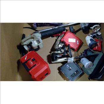 Pallet With Blower, Floor Jack & More Tools, 10+ Pieces