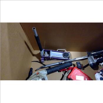 Pallet With Blower, Floor Jack & More Tools, 10+ Pieces