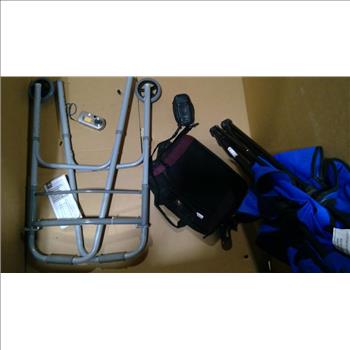 Pallet With Camera And More, 4 Pieces