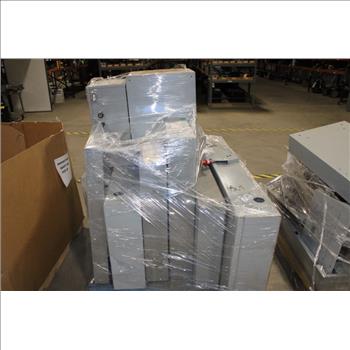 Pallet With Electrical Boxes & Panels, 5+ Pieces