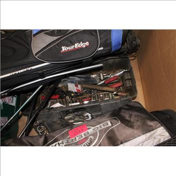 Pallet With Golf Clubs And More, 10+ Pieces