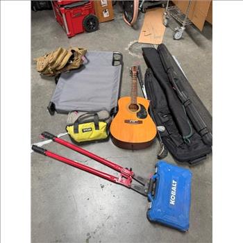 Pallet With Gun Cases, Tools And More