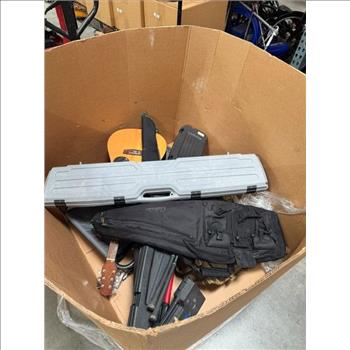 Pallet With Gun Cases, Tools And More
