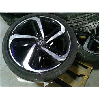 Pallet With Honda Wheels, 4 Pieces