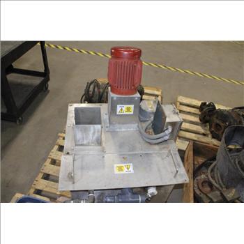 Pallet With Industrial Metal Mixer & Baldor Motor