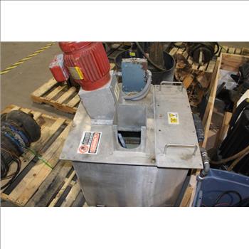 Pallet With Industrial Metal Mixer & Baldor Motor