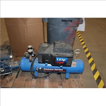 Pallet With Jack, Compressor & More Tools, 10+ Pieces