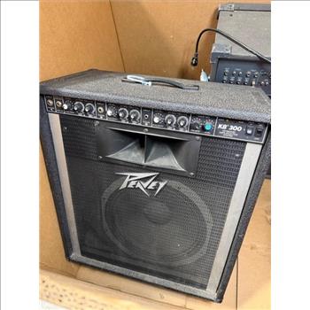 Pallet With Large Music Amps And Tools