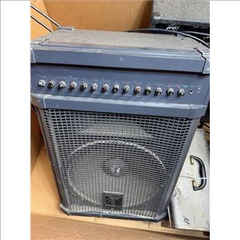 Pallet With Large Music Amps And Tools