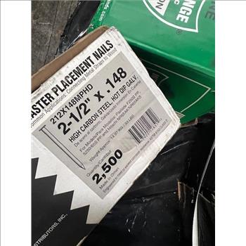 Pallet With Nails, Staples, And Screws
