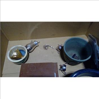 Pallet With Plant Pots And More, 4+ Pieces