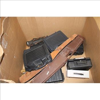Pallet With Rifle Cases, Lockbox & More, 10+ Pieces