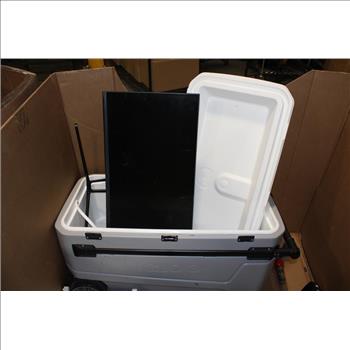 Pallet With Scanner, Cooler & More, 10+ Pieces