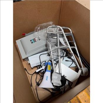 Pallet With Speakers, Power Supply And More