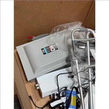 Pallet With Speakers, Power Supply And More