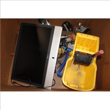 Pallet With Television, Tools & More, 15+ Pieces