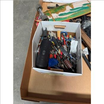 Pallet With Tools And Air Soft Rifles